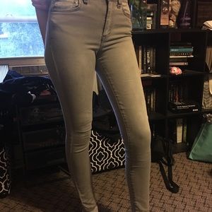 Aeropostale Gray Skinny Jeans